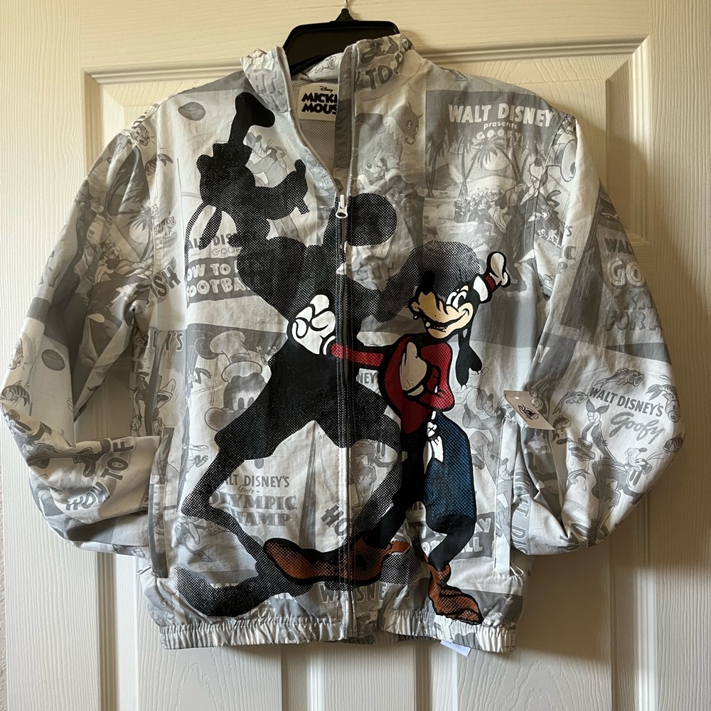 Goofy vintage style Disney parks windbreaker